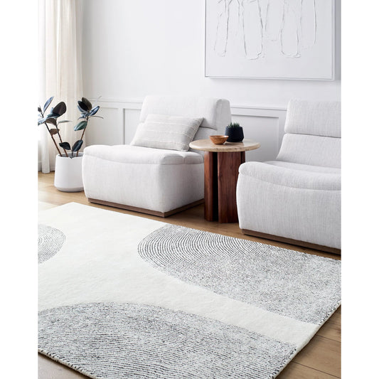 Carolena Rug - 485791 by Livabliss in ivory, charcoal. Made from wool in a unique style.