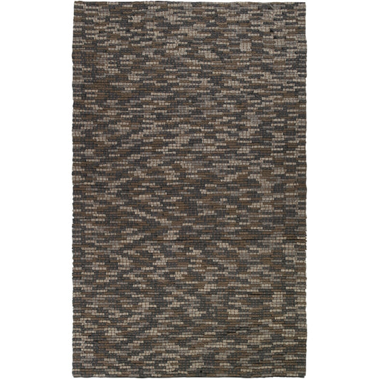 Crossroad Rug - 5364 by Surya in light gray, brown, black, taupe. Made from 100% new zealand wool in a unique style.