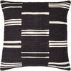 Black, Off-White / Down Feather / 18" x 18"