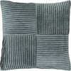 Slate Blue, Nickel, Grey, Onyx, Pewter / Down Feather / 18" x 18"