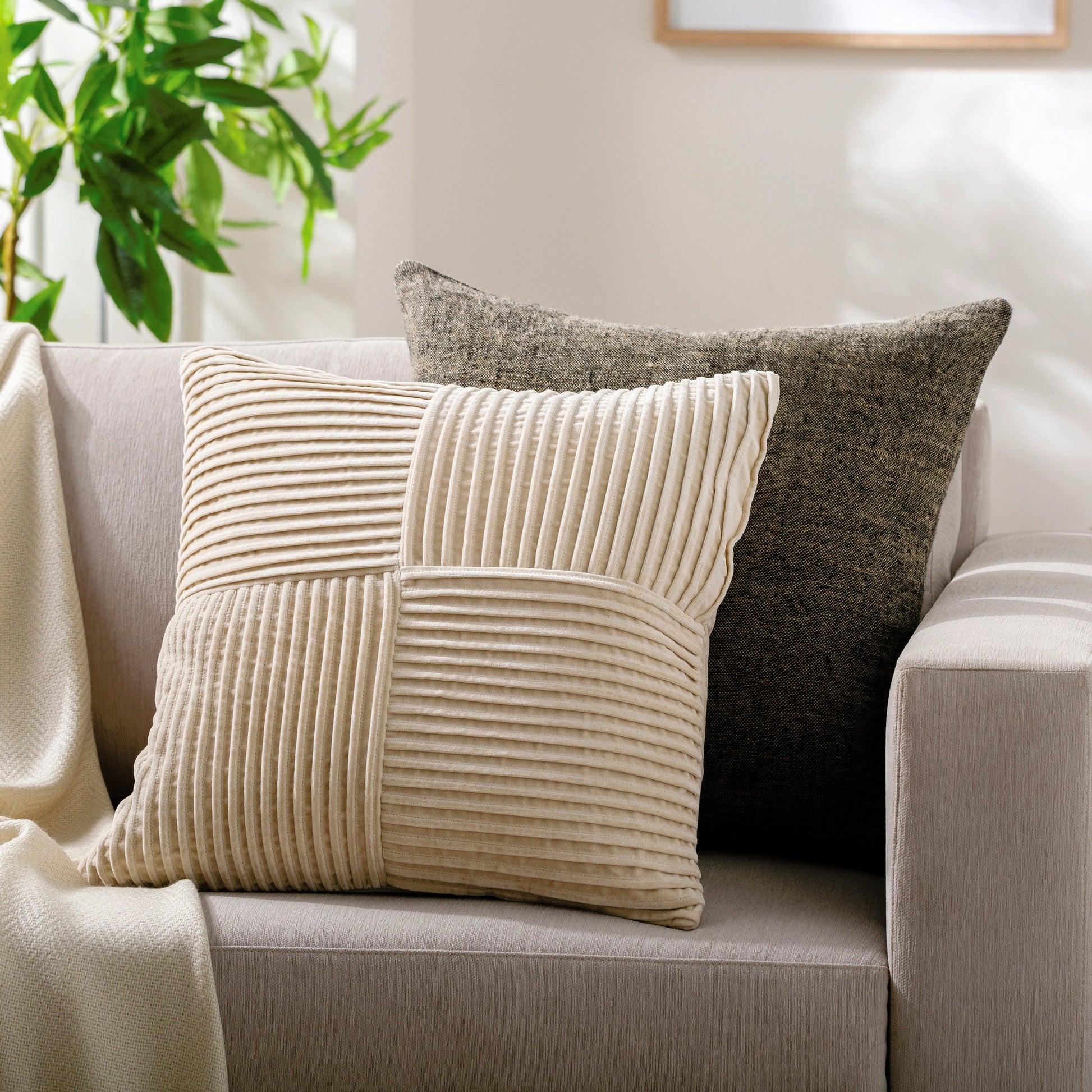 Conrad Pillow - 495316 by Surya. Made from front: 100% cotton, back: 100% cotton in a modern style.