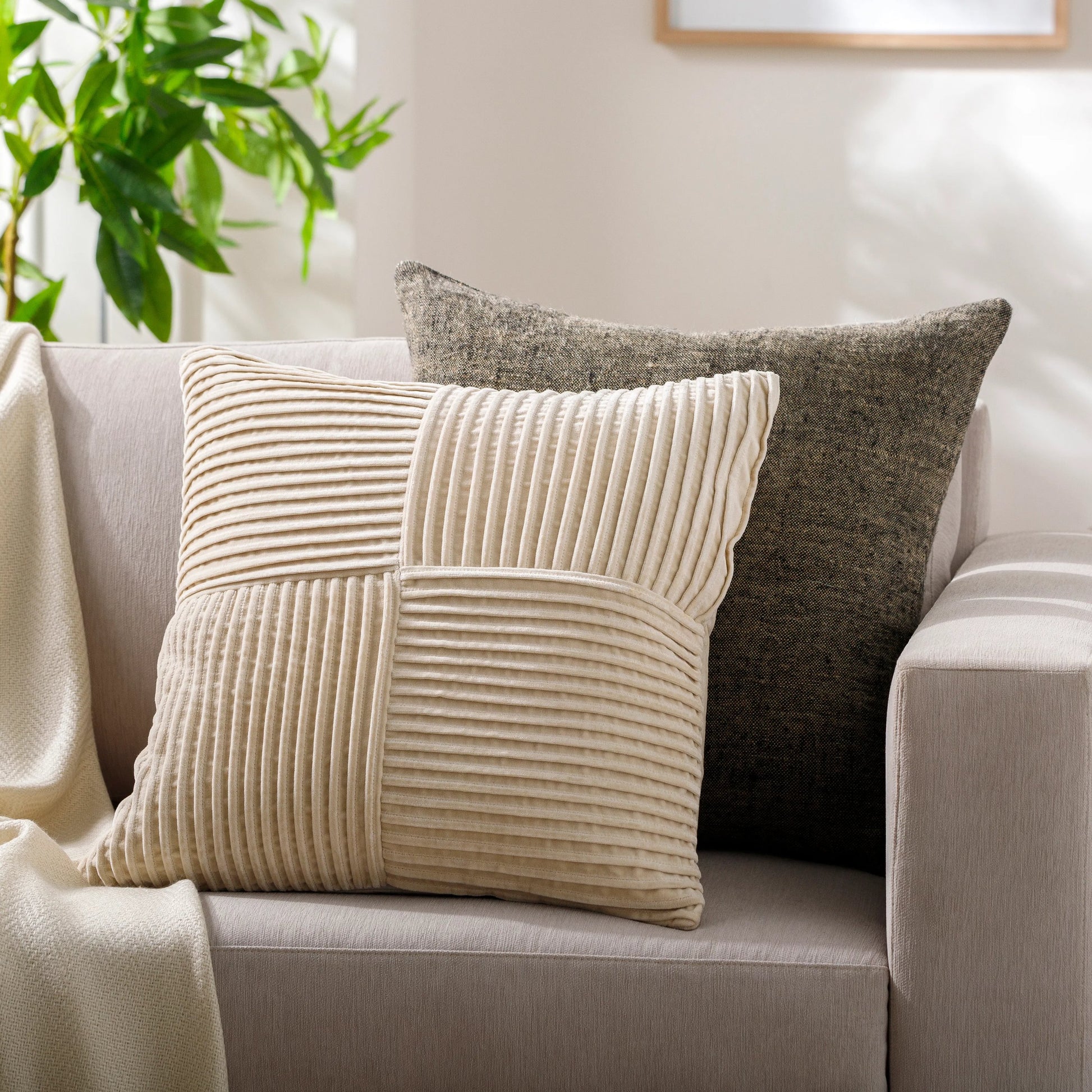 Conrad Pillow - 495316 by Surya. Made from front: 100% cotton, back: 100% cotton in a modern style.