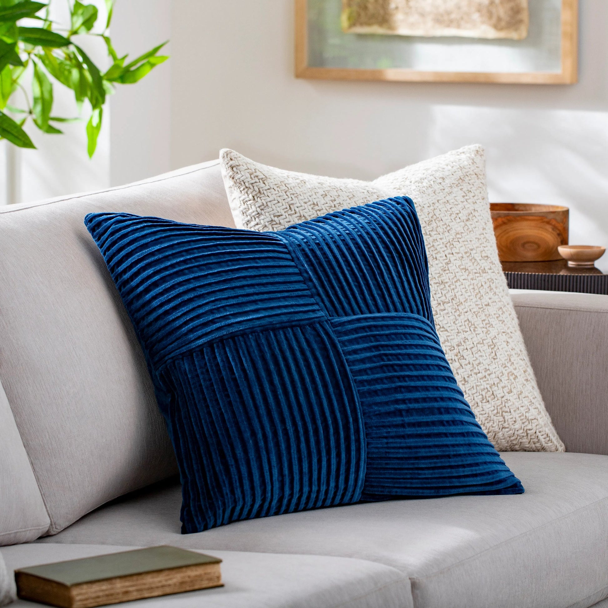 Conrad Pillow - 495316 by Surya. Made from front: 100% cotton, back: 100% cotton in a modern style.