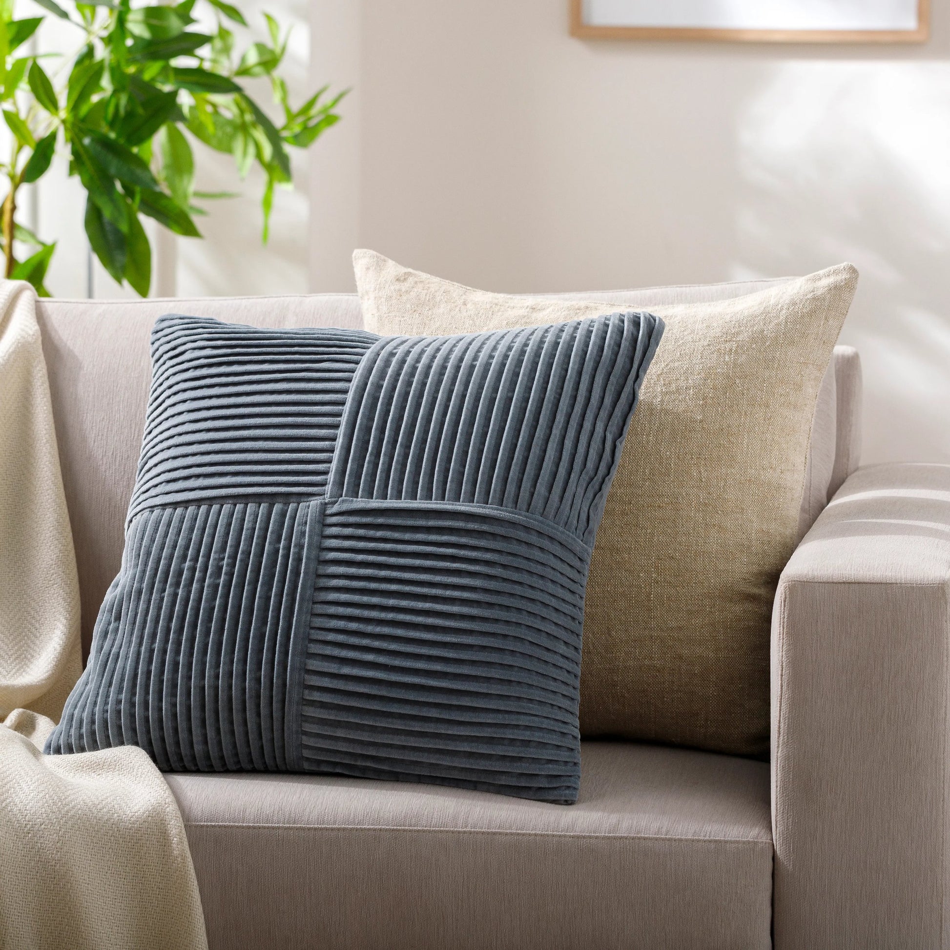 Conrad Pillow - 495316 by Surya. Made from front: 100% cotton, back: 100% cotton in a modern style.