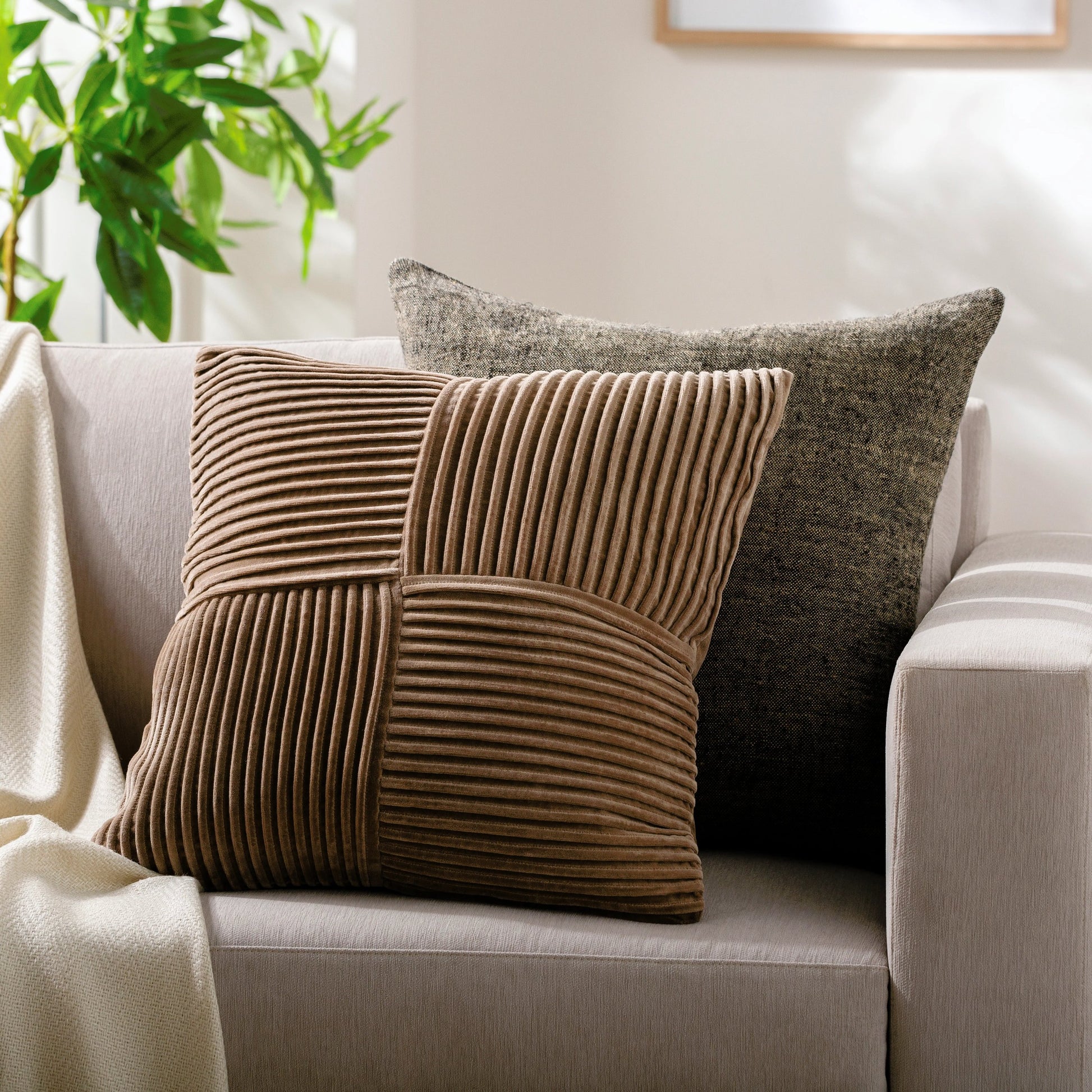 Conrad Pillow - 495316 by Surya. Made from front: 100% cotton, back: 100% cotton in a modern style.