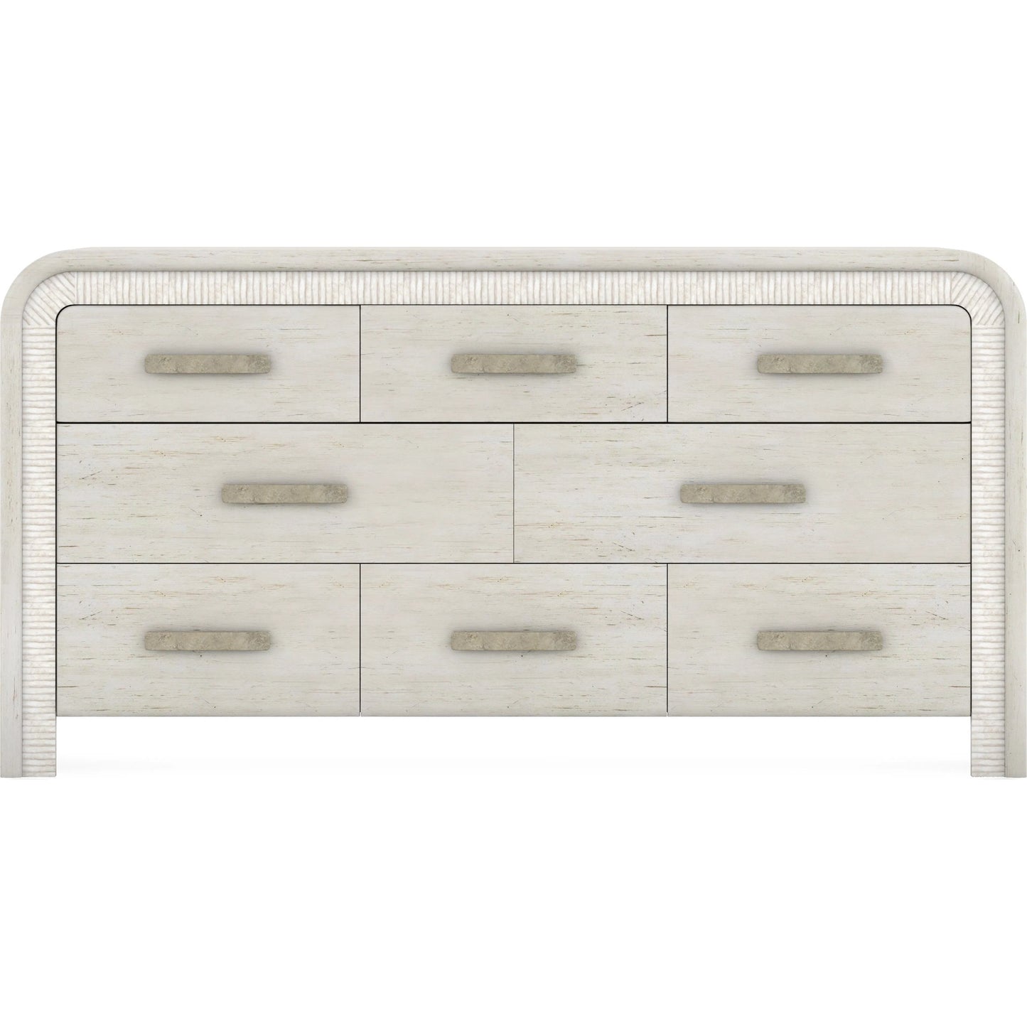 002 SI-2356175 | Additional Silo | Ashlar Dresser by A.R.T. Furniture in bisque, sanded bronze. Made from parawood solids, birch veneers, resin, metal in a transitional style.