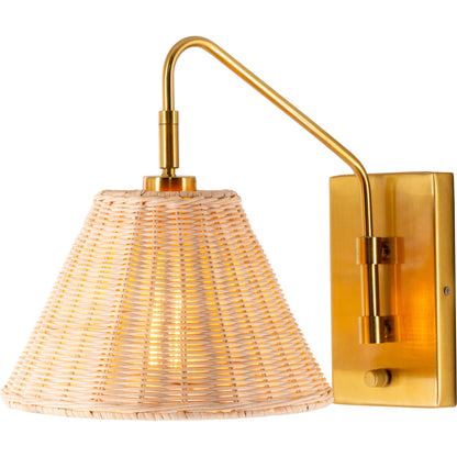 Cerro - 25320 by Livabliss in natural, gold and platednaturalplated. Made from rattan, metal in a coastal style.