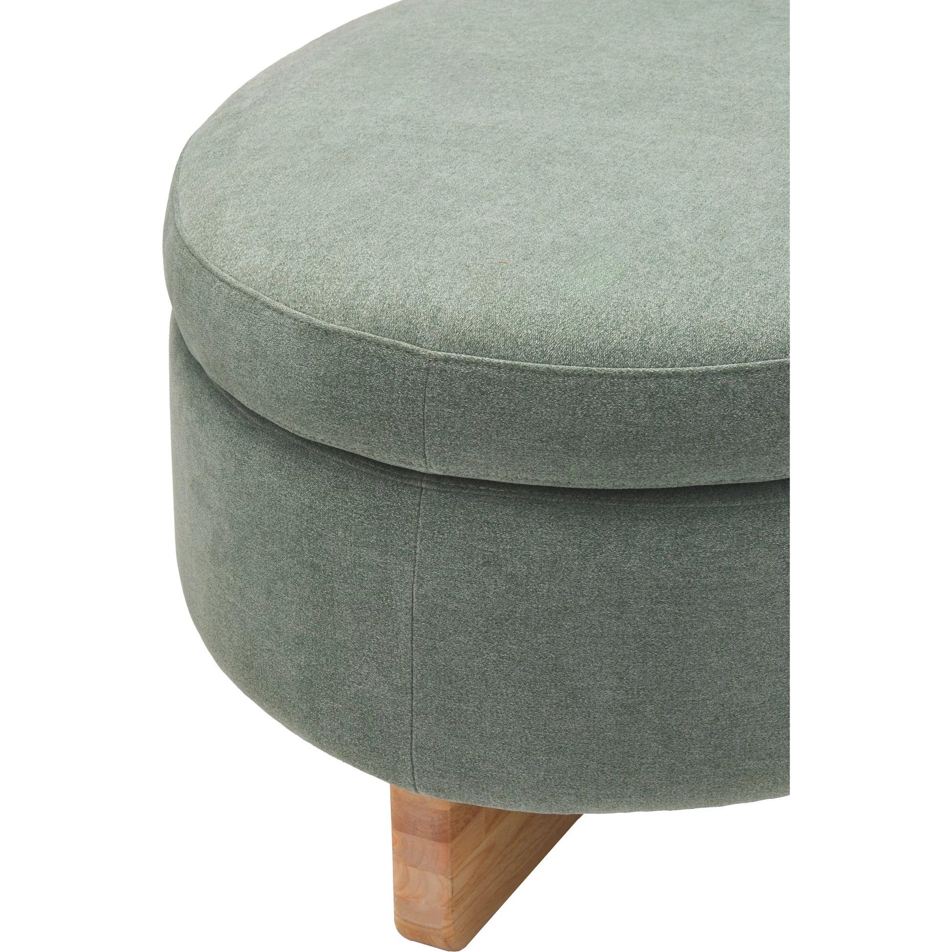 Corson Ottoman 541095 by Surya in painted. Made from polyester, rubber wood, polyester wrapped foam, polyfill in a modern style.