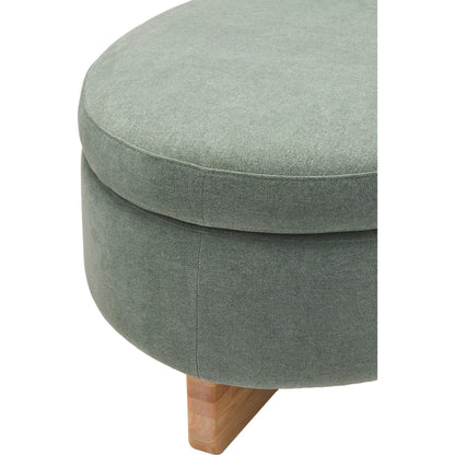 Corson Ottoman 541095 by Surya in painted. Made from polyester, rubber wood, polyester wrapped foam, polyfill in a modern style.