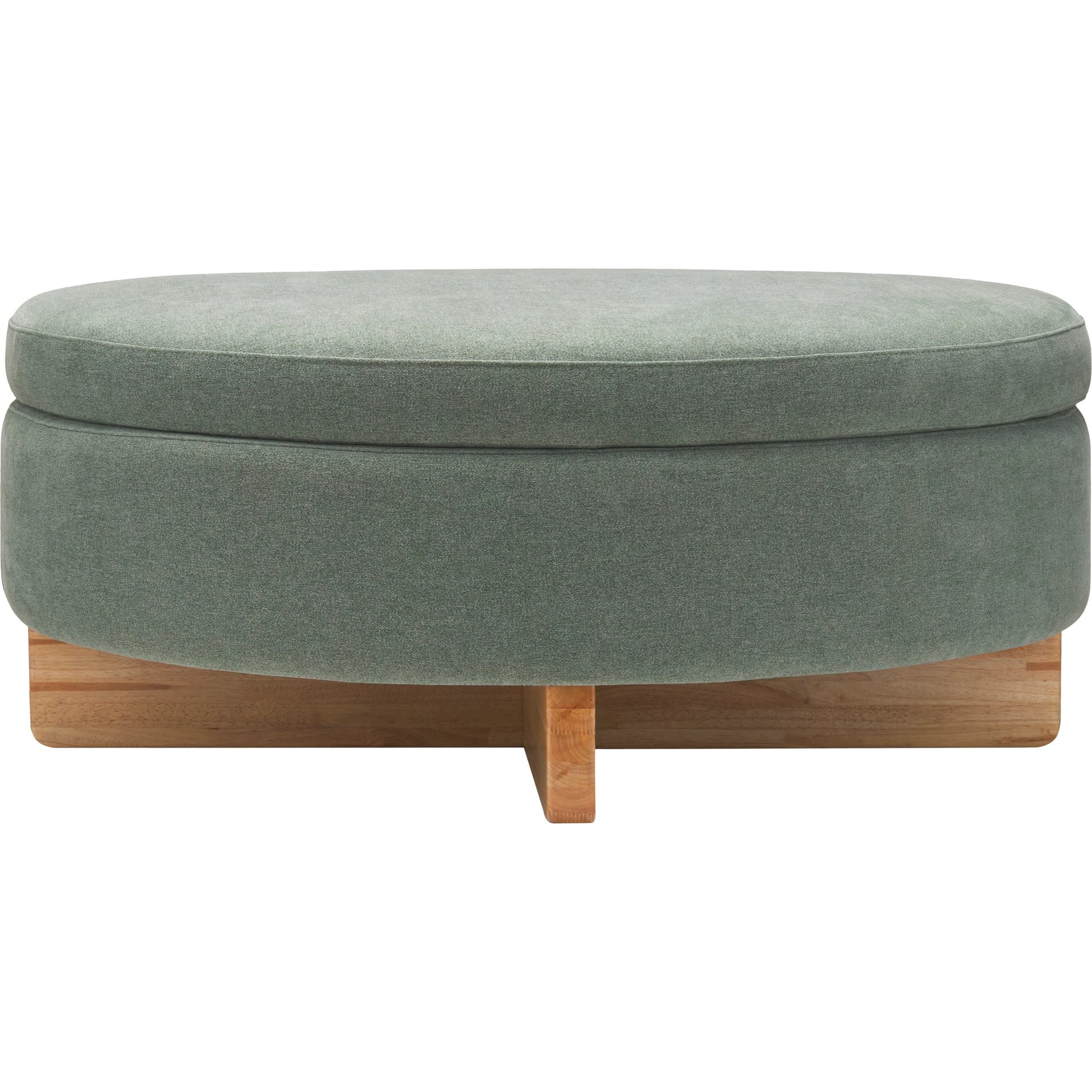 Corson Ottoman 541095 by Surya in painted. Made from polyester, rubber wood, polyester wrapped foam, polyfill in a modern style.