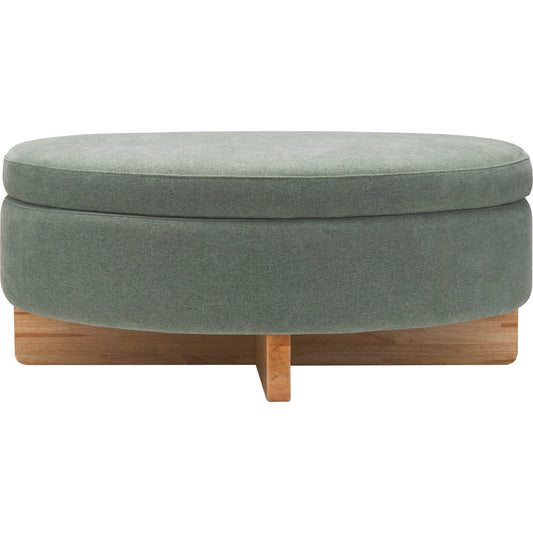 Corson Ottoman 541095 by Surya in painted. Made from polyester, rubber wood, polyester wrapped foam, polyfill in a unique style.