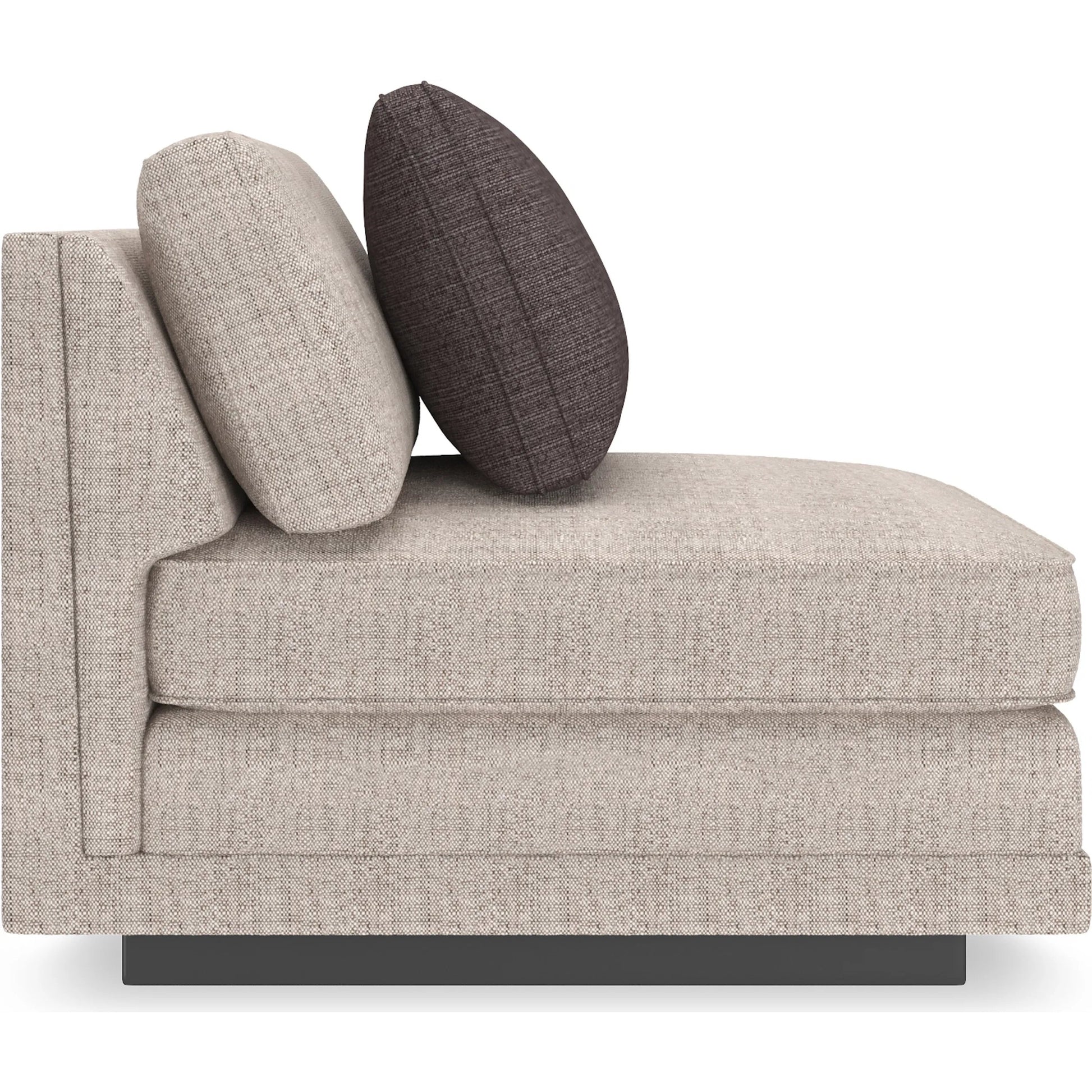 Fusion Armless Chair by Caracole in simply black. Made from birch in a modern style.