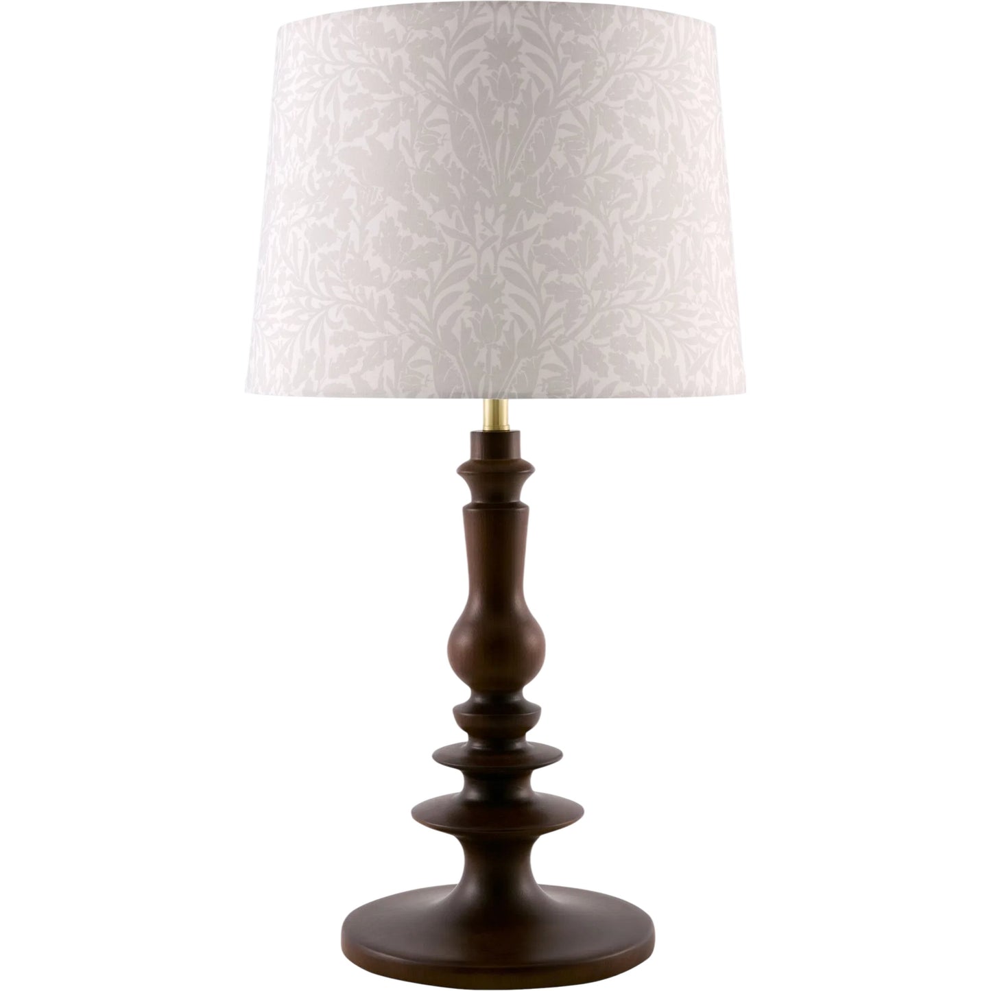 000 SI-2632401 | Primary Silo | Corven Accent Table Lamp by Livabliss in metallic brass, gold, dark brown, white, translucent and plated, painted. Made from rubber wood, linen, iron in a unique style.