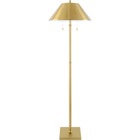 000 SI-2632398 | Primary Silo | Corvane Accent Floor Lamp by Livabliss in metallic bronze, metallic brass, metallic gold, translucent and colored, electroplated. Made from steel, metal, polyester, iron in a unique style.
