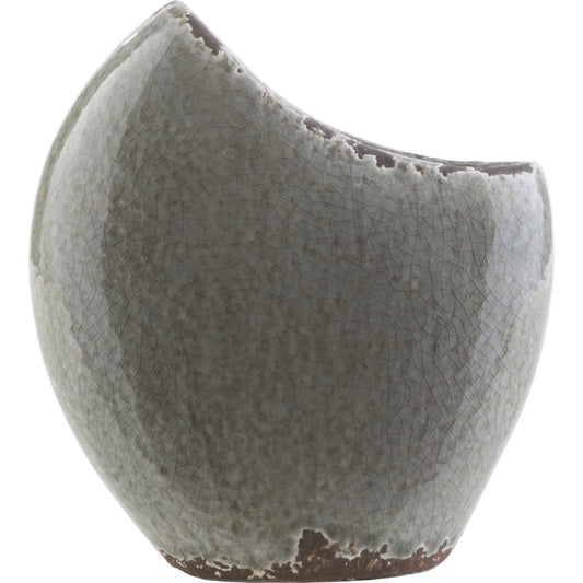 Clearwater - 14258 by Livabliss in charcoal, light gray, olive and glazed. Made from 100% ceramic in a coastal style.