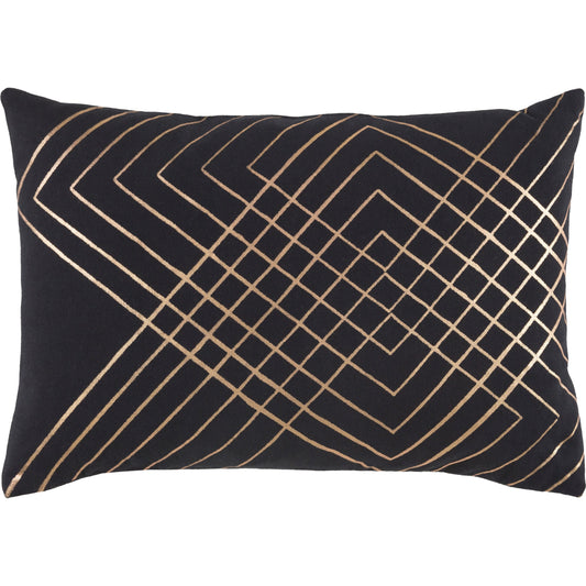 Crescent Pillow - 17085 by Surya. Made from 100% cotton in a modern style.