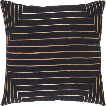 Crescent Pillow - 23760 by Surya. Made from 100% cotton in a modern style.