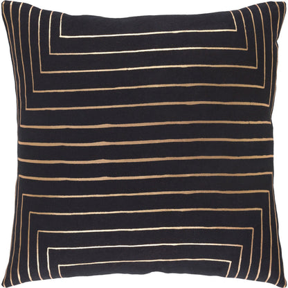 Crescent Pillow - 23760 by Surya. Made from 100% cotton in a modern style.