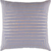 Medium Gray, Gold / Down Feather / 22" x 22"