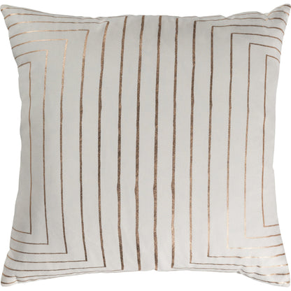 Crescent Pillow - 23760 by Surya. Made from 100% cotton in a modern style.