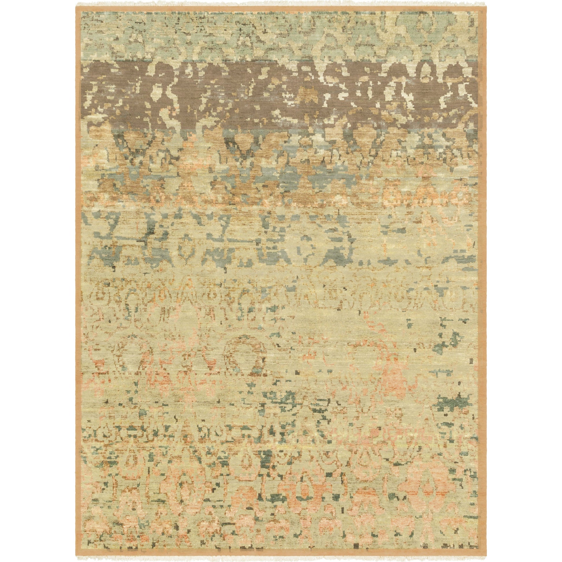 Cheshire CSH-6000 Rug by Surya in wheat, olive. Made from 100% new zealand wool in a unique style.