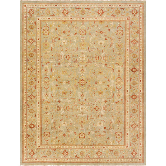 CSL-6003 Rug by Surya in sage, olive, dusty sage, dark brown. Made from 100% new zealand wool in a unique style.