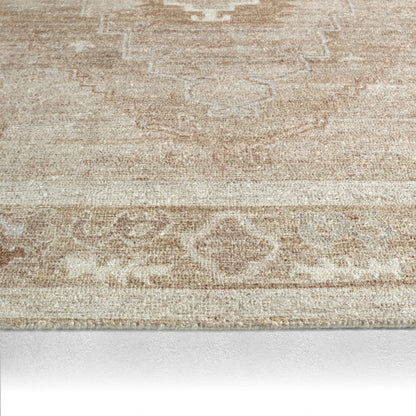 Casen CSN07 Rug by Jaipur Living in tan, beige. Made from 100% pet yarn in a unique style.