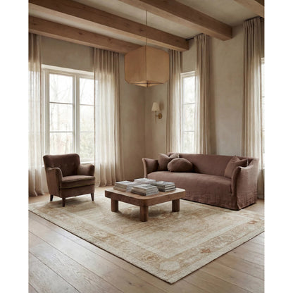 Casen CSN07 Rug by Jaipur Living in tan, beige. Made from 100% pet yarn in a unique style.