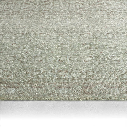 Casen CSN08 Rug by Jaipur Living in green. Made from 100% pet yarn in a unique style.