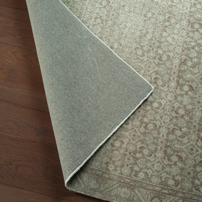 Casen CSN08 Rug by Jaipur Living in green. Made from 100% pet yarn in a unique style.