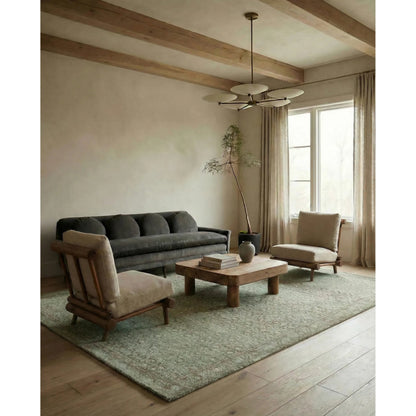 Casen CSN08 Rug by Jaipur Living in green. Made from 100% pet yarn in a unique style.