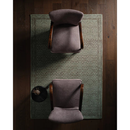 Casen CSN08 Rug by Jaipur Living in green. Made from 100% pet yarn in a unique style.