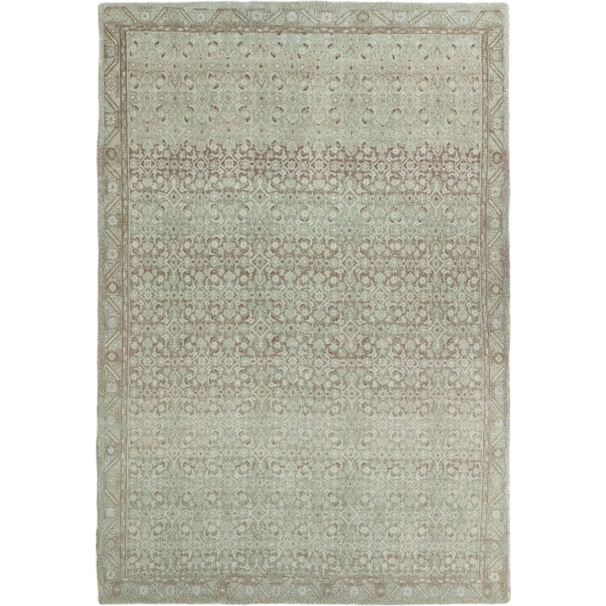 Casen CSN08 Rug by Jaipur Living in green. Made from 100% pet yarn in a unique style.