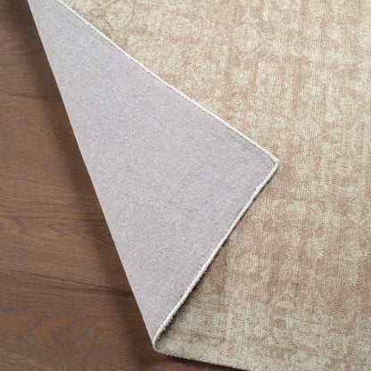Casen CSN09 Rug by Jaipur Living in tan, beige, pink. Made from 100% pet yarn in a unique style.