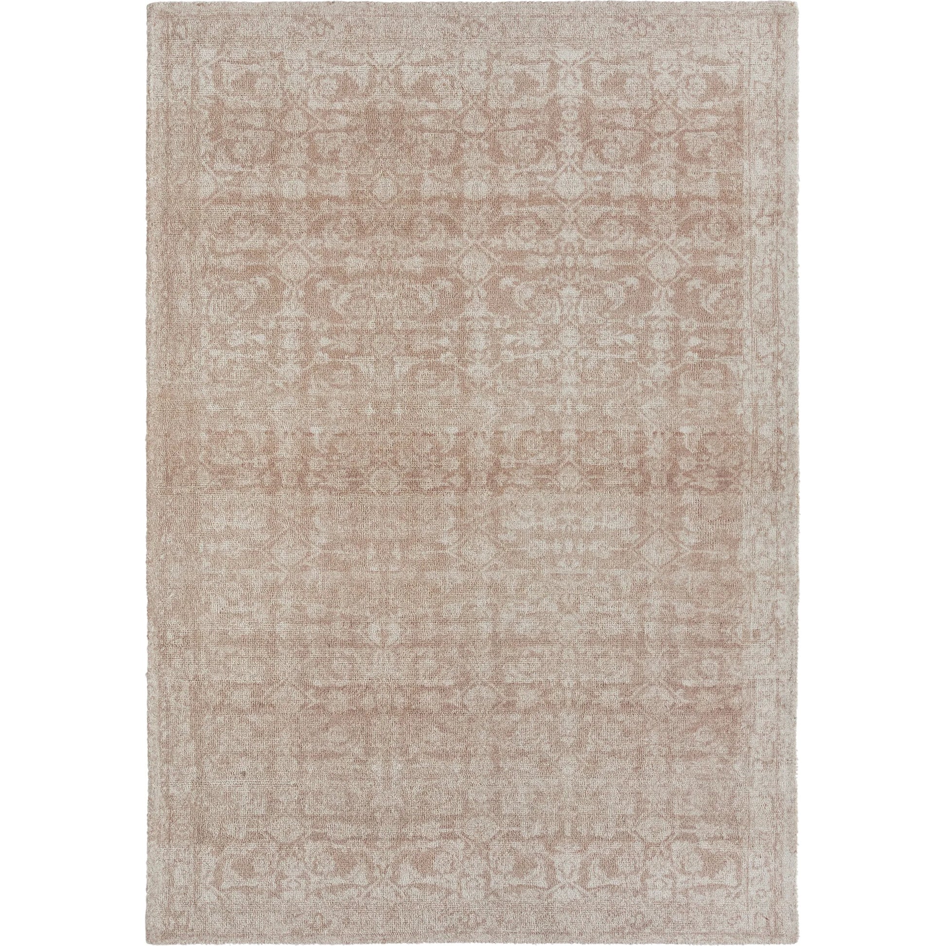 Casen CSN09 Rug by Jaipur Living in tan, beige, pink. Made from 100% pet yarn in a unique style.