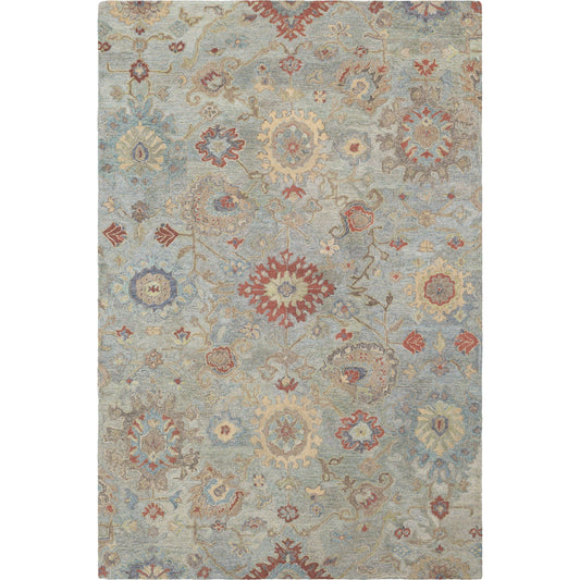 Classic Nouveau Rug - 21607 by Surya in emerald, khaki, wheat. Made from 100% wool in a unique style.