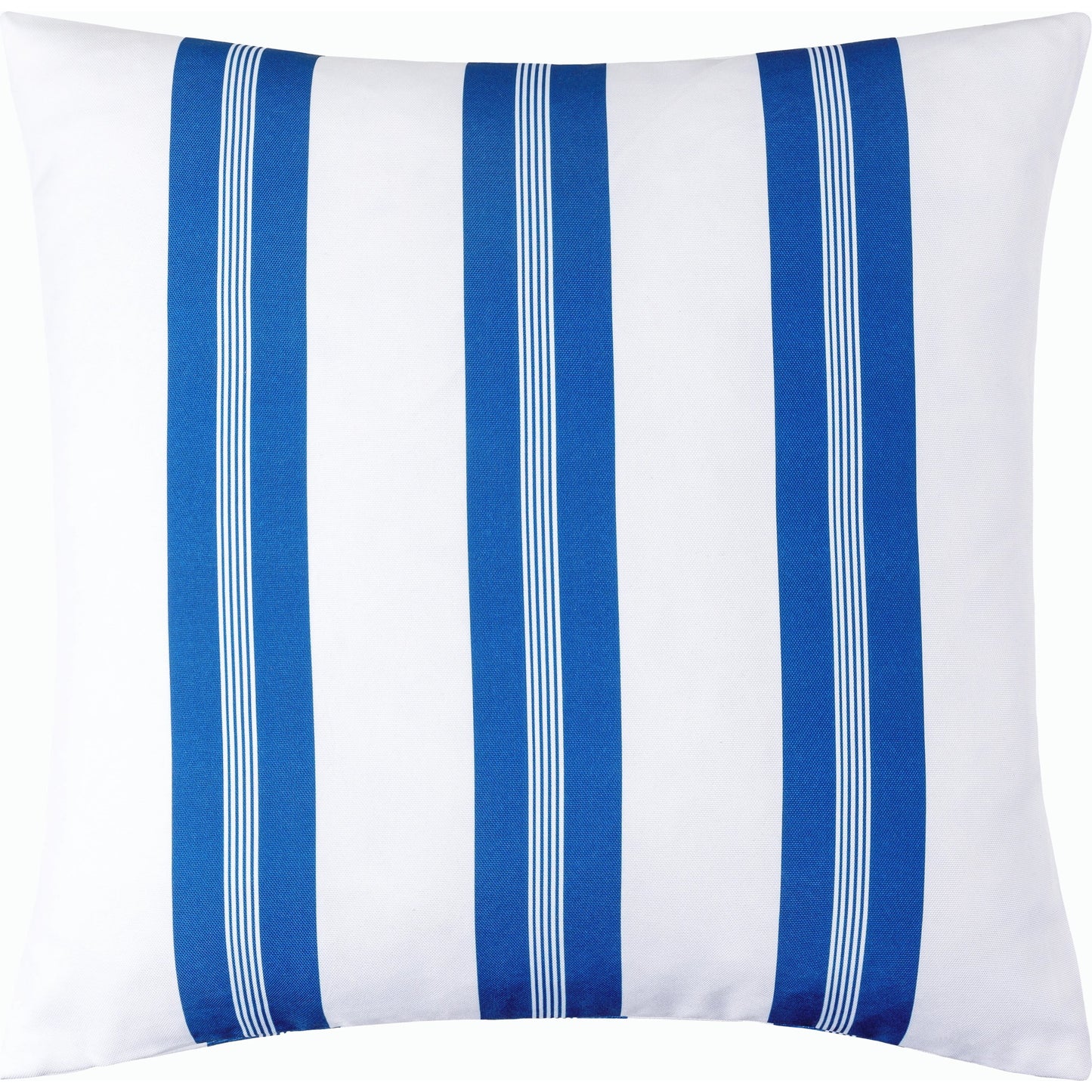 001 SI-2168407,SI-2168408,SI-2168409,SI-2168410,SI-2168411,SI-2168412 | Primary Silo | Classic Stripe Pillow - 533903 by Livabliss in white, dark blue. Made from polyester in a modern style.