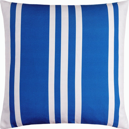 Classic Stripe Pillow - 533898 by Livabliss in off-white, dark blue. Made from polyester in a modern style.