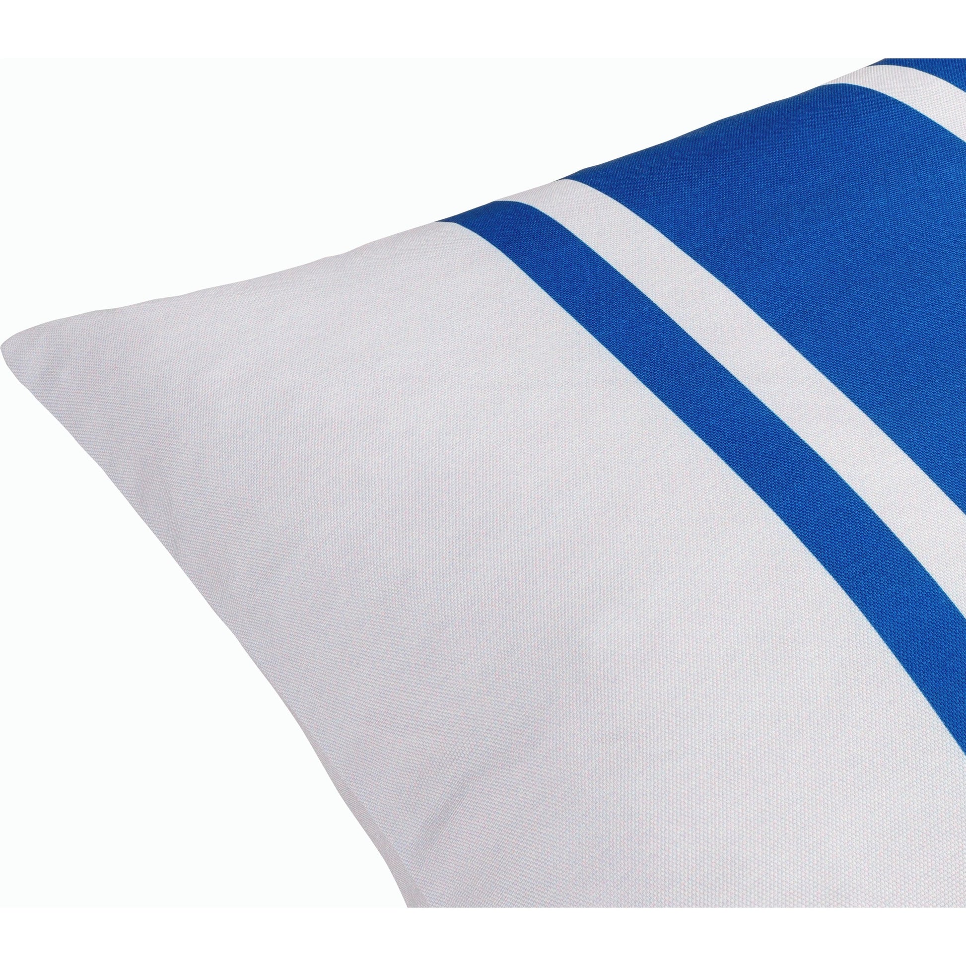 Classic Stripe Pillow - 533888 by Livabliss in off-white, dark blue. Made from polyester in a modern style.