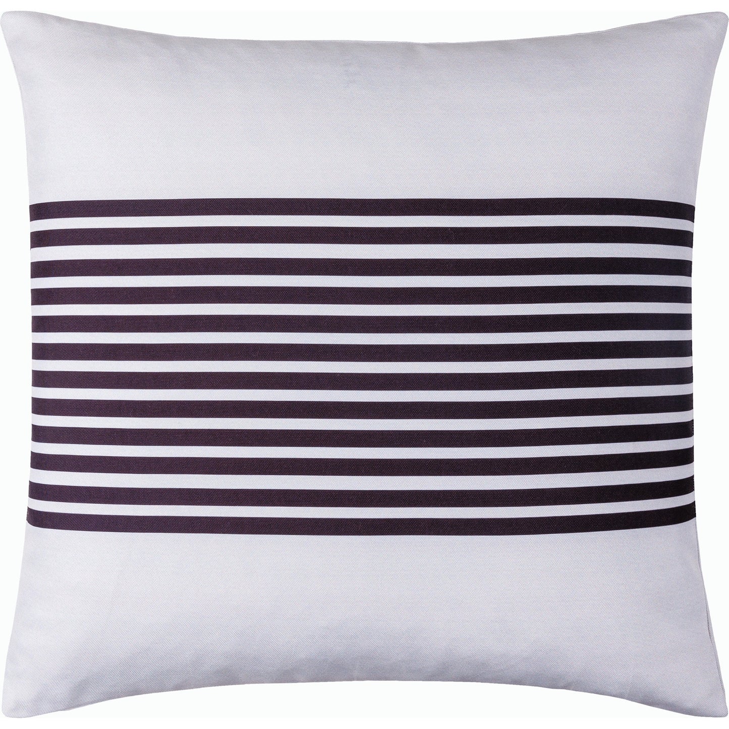 001 SI-2168419,SI-2168420,SI-2168421,SI-2168422,SI-2168423,SI-2168424 | Primary Silo | Classic Stripe Pillow - 533913 by Livabliss in off-white, black. Made from polyester in a modern style.
