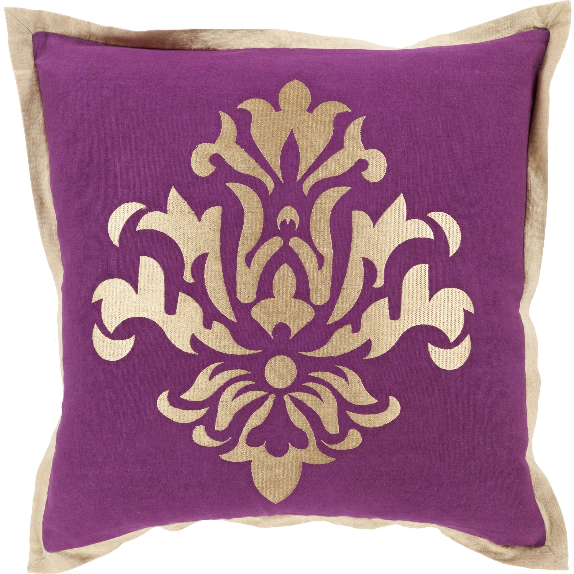 Cosette Pillow - 25078 by Surya. Made from 100% linen in a transitional style.