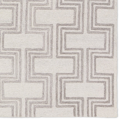 City CT122 Rug by Jaipur Living in gray. Made from 60% wool 40% viscose in a unique style.