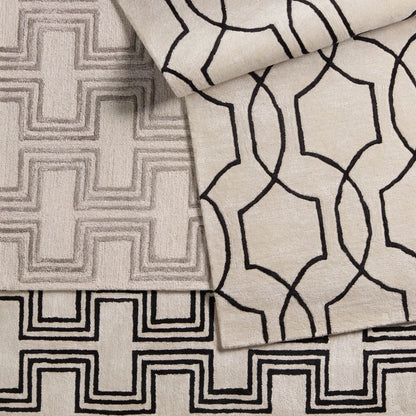 City CT122 Rug by Jaipur Living in gray. Made from 60% wool 40% viscose in a unique style.