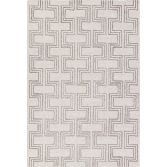 City CT122 Rug by Jaipur Living in gray. Made from 60% wool 40% viscose in a unique style.