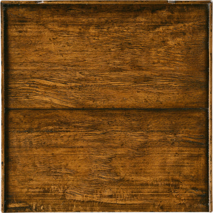 Casual Accents Country Walnut Square End Table by Jonathan Charles in brown and country farmhouse walnut. Made from acacia in a traditional style.