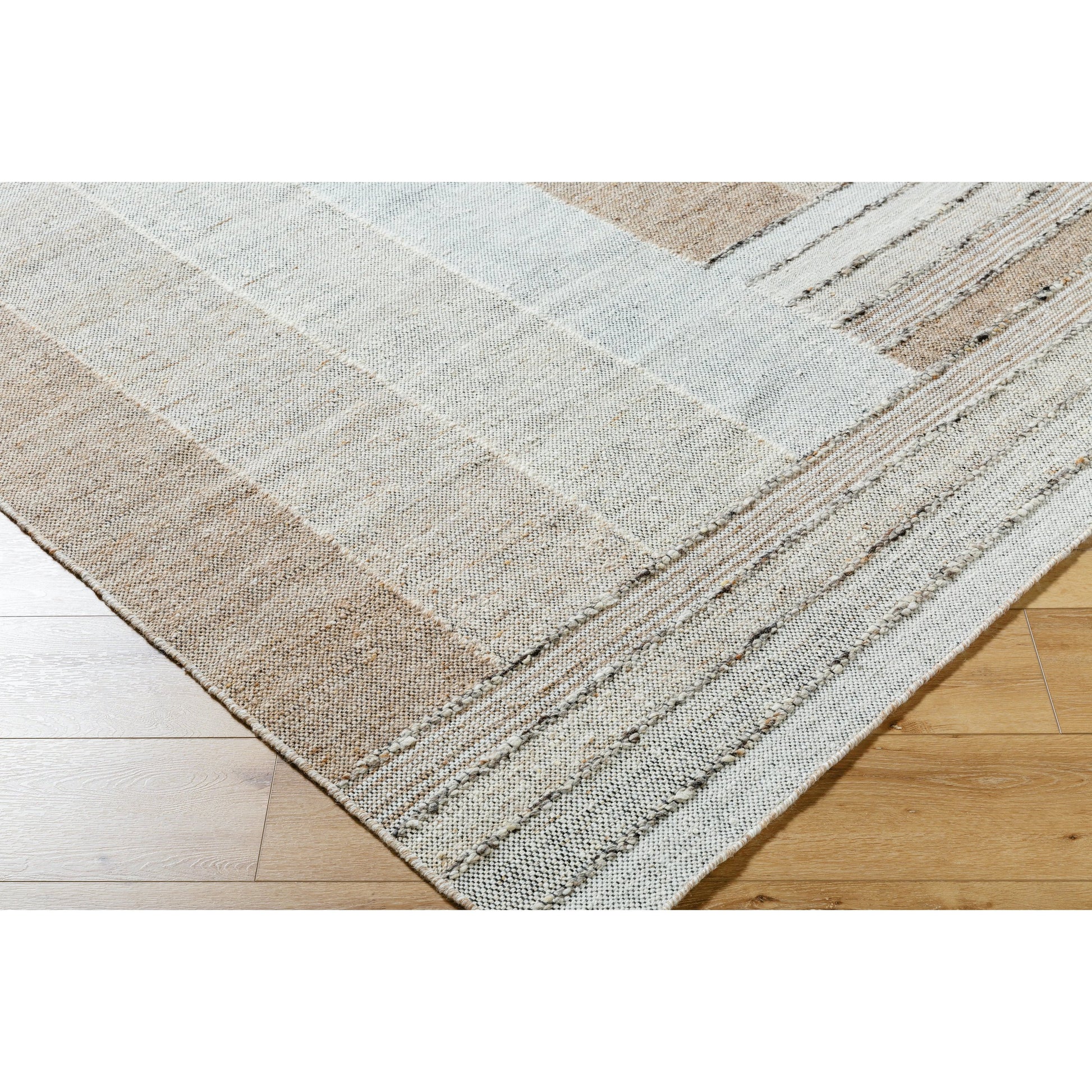 Celtic Rug - 537453 by Surya in ash, khaki, metallic - silver, sage. Made from wool in a unique style.
