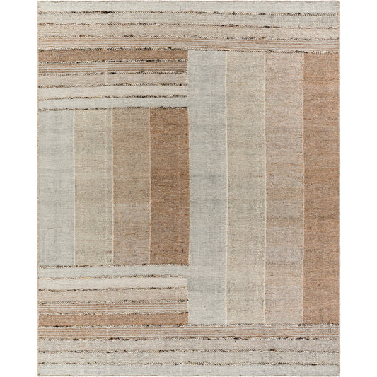 Celtic Rug - 537453 by Surya in ash, khaki, metallic - silver, sage. Made from wool in a unique style.