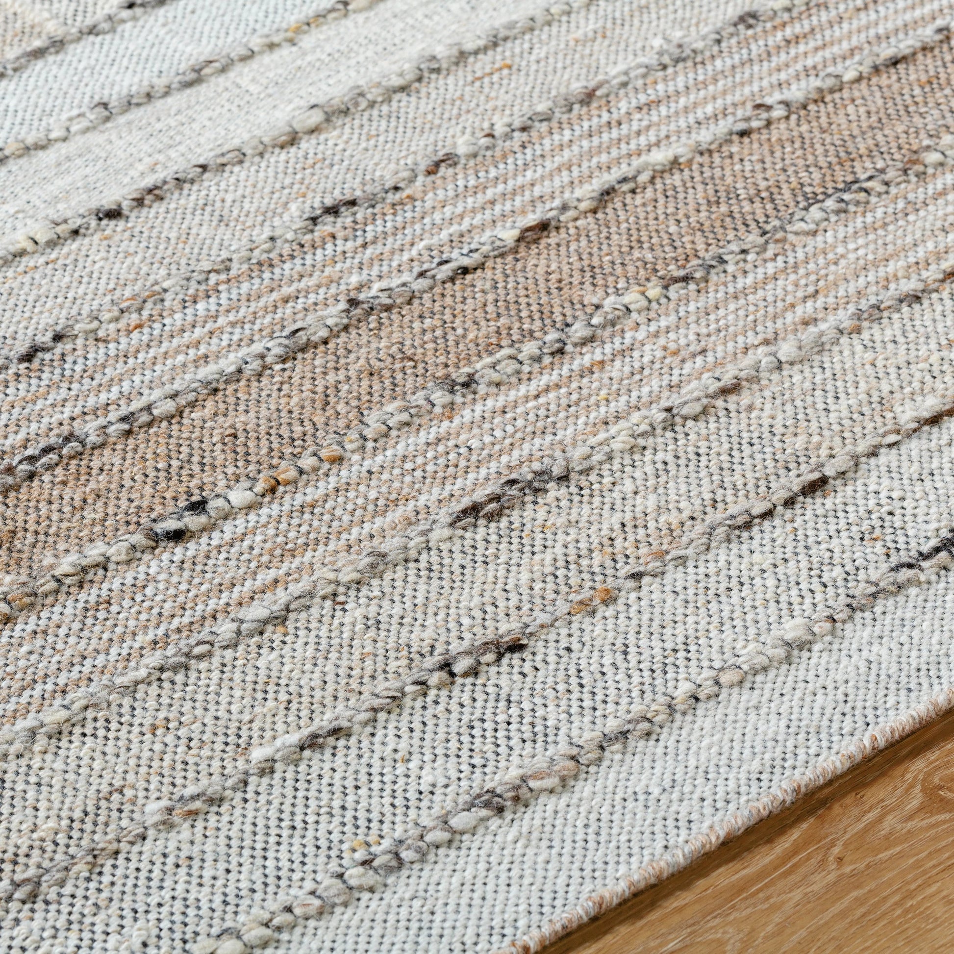 Celtic Rug - 537453 by Surya in ash, khaki, metallic - silver, sage. Made from wool in a unique style.