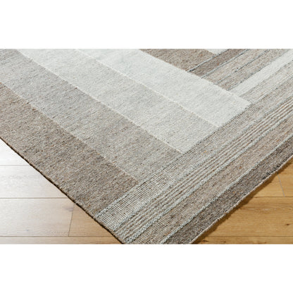 Celtic CTC-2301 Rug by Surya in taupe, sandstone, ash gray, driftwood, pebble. Made from wool in a unique style.