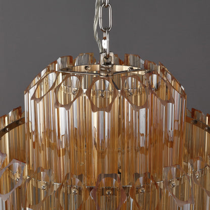 Adaline Chandelier by Safavieh in nickel. Made from iron, glass in a modern style.